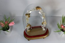 1960 French glass dome globe for statue taxid...