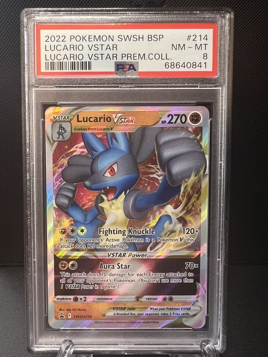  Pokemon TCG: Lucario VSTAR Premium Collection : Toys & Games