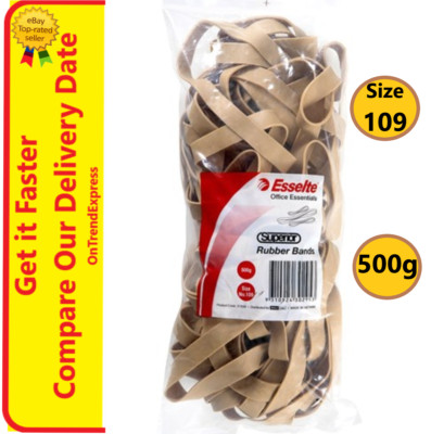 Esselte Superior Rubber Bands Size No 109 500g Bulk Bags