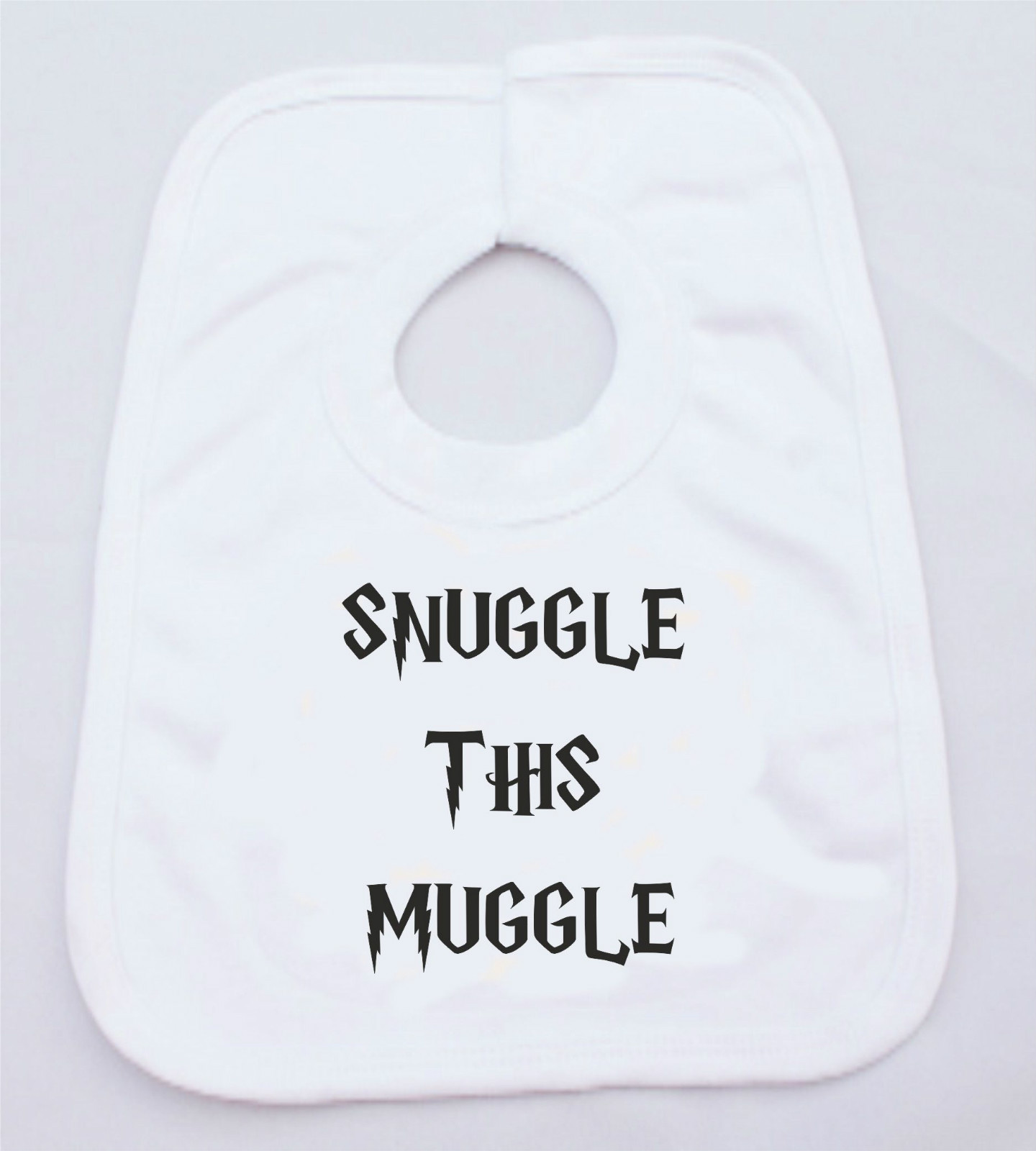 SNUGGLE THIS MUGGLE COTTON BABY VEST OR BIB image 2