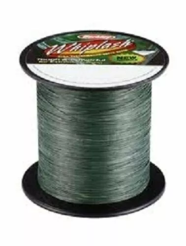 Berkley Whiplash BulkSpool Dyneema LoVis Green BRAID 20lb 0.06mm 2000 m 2200 Yds - Picture 1 of 1