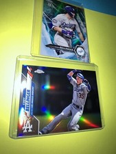 2020 Topps Chrome Baseball SP Variation Cody Bellinger  & Ben Baller ICY Dodgers
