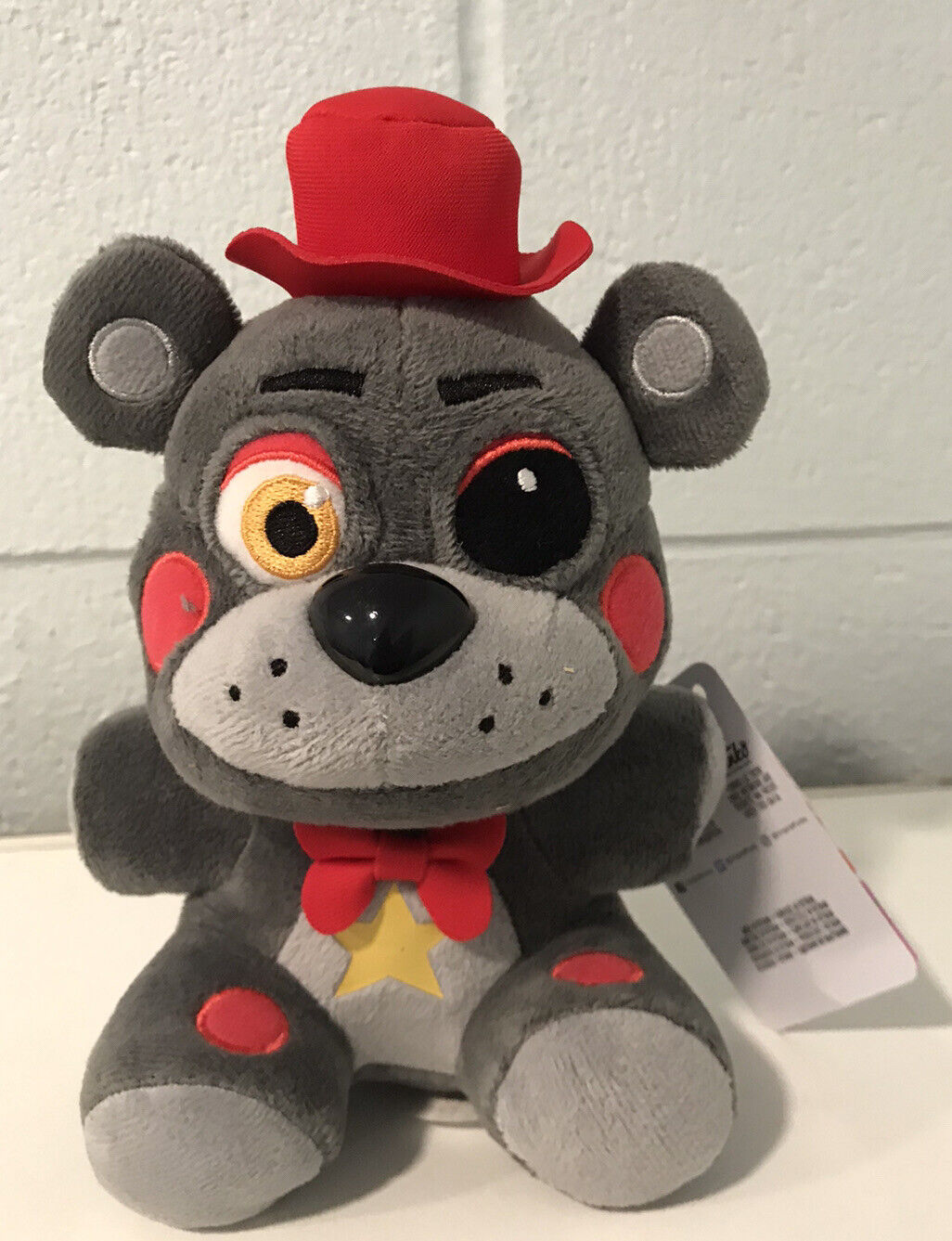 Fnaf Five Nights At Freddy&#39;s Pizza Gray Lefty Freddy Plush Figure  Toy 20cm