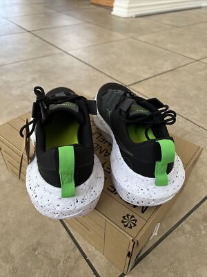 Nike Man\'s Crater Impact Shoes Black Iron Gray White Green Sizes 11.5 Nike Crater Impact Shoes Mens sz 11.5 Black Iron Gray White  main image 3