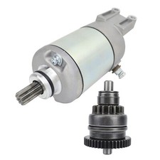 Starter Motor With Bendix & Relay – Can-Am Bombardier Outlander 400 2003 2004-2008, 9 Tooth, 12V