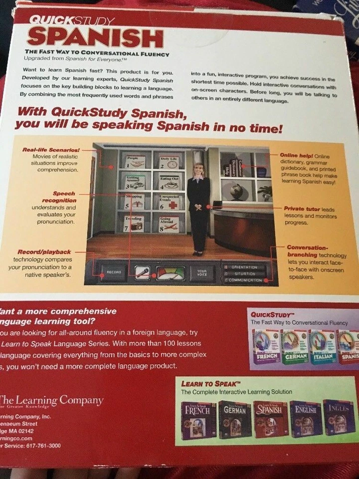 The Learning Company - Veloce Studio Spagnolo 3 CD Set - Immagine 2 di 2