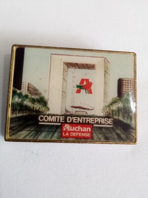 Pin's Auchan Comité D Entreprise, L Arche Paris La Défense