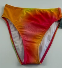 Salt & Cove High Waist Bikini Bottom    Multicolor  S   NWT