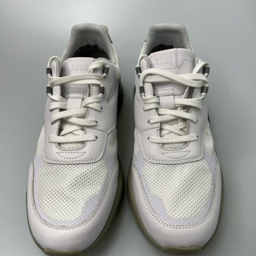 etiquette Rechtdoor Memoriseren Hugo Boss Ardical Runn Running Sneakers Shoes White/Grey Men's 10 $298 |  eBay