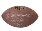 Vince Papale Signed Football You Are Invincible Wilson NFL Eagles 83 NO COA READ