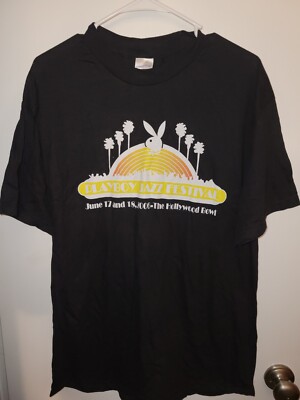 トップス PLAYBOY JAZZ FESTIVAL 2002 US L Playboy Jazz Festival 2002 Hollywood Bowl Vintage XL genuine