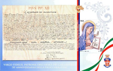 ITALIA 2019 - FOGLIETTO VIRGO FIDELIS NUOVO MNH ** - COME DA FOTO