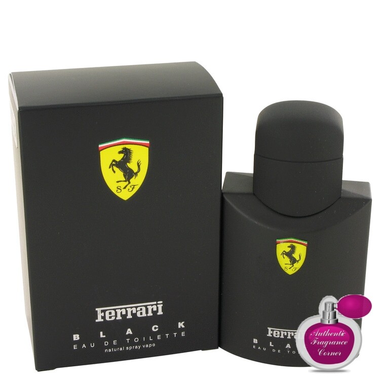 FERRARI BLACK for Men oz 75 ml EDT Cologne New In Box