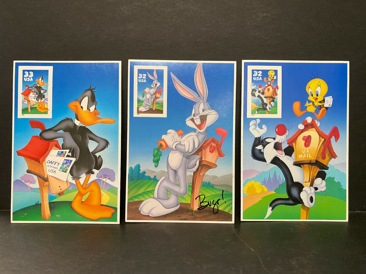 1996/1997/1999- 32/33 Cent Stamp SET Bugs Bunny Daffy Duck Tweety