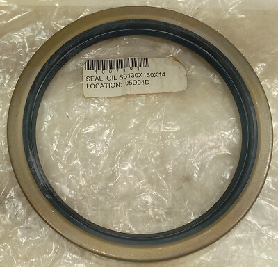 1 NEW NOK SB130X160X14 METAL CLAD SINGLE LIP OIL SEAL NNB ***MAKE OFFER***