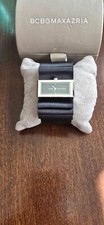 Bcbg Maxazria Watch Black Satin Velvet Ribbon Female Ladies