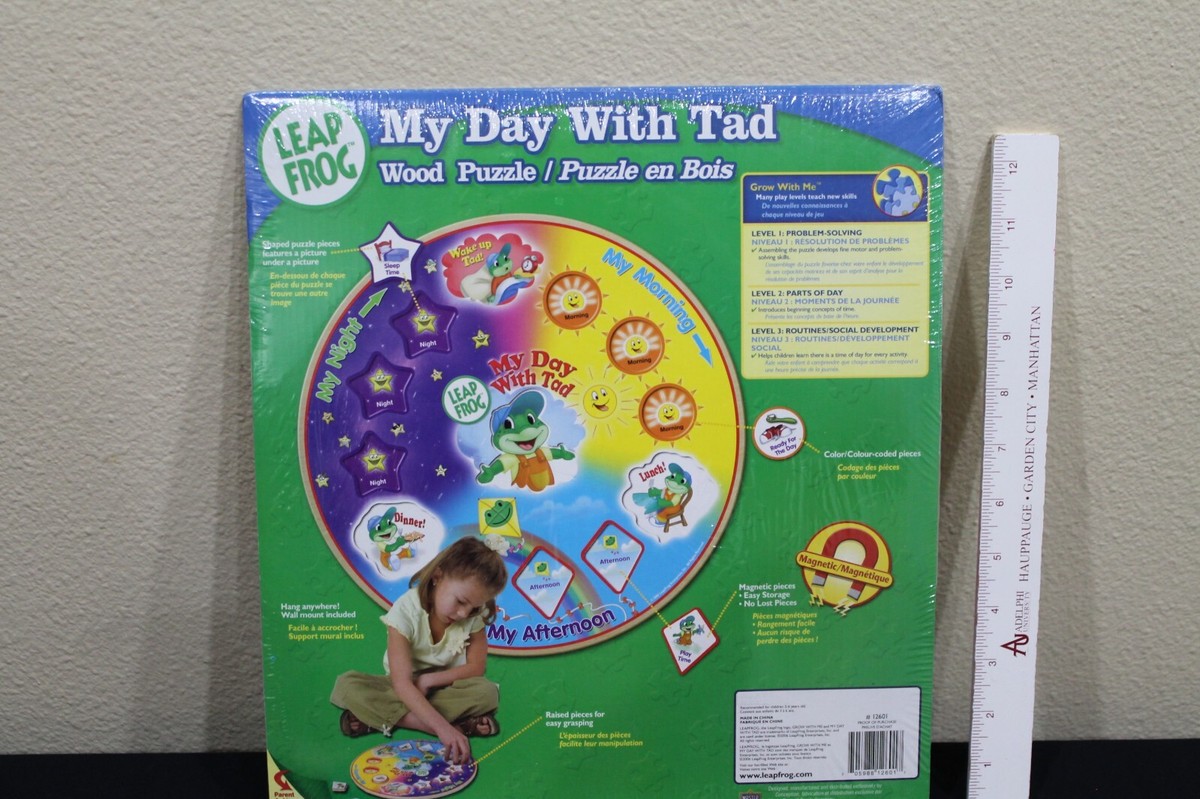 LEAPFROG MY DAY WITH TAD WOOD PUZZLE - Ready For School Skills
