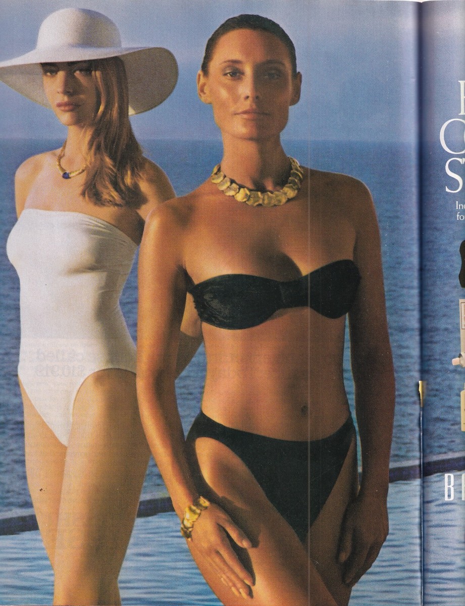 コスモポリタン　クローディアシファー COSMOPOLITAN US 1990 CLAUDIA SCHIFFER FASHION BEAUTY