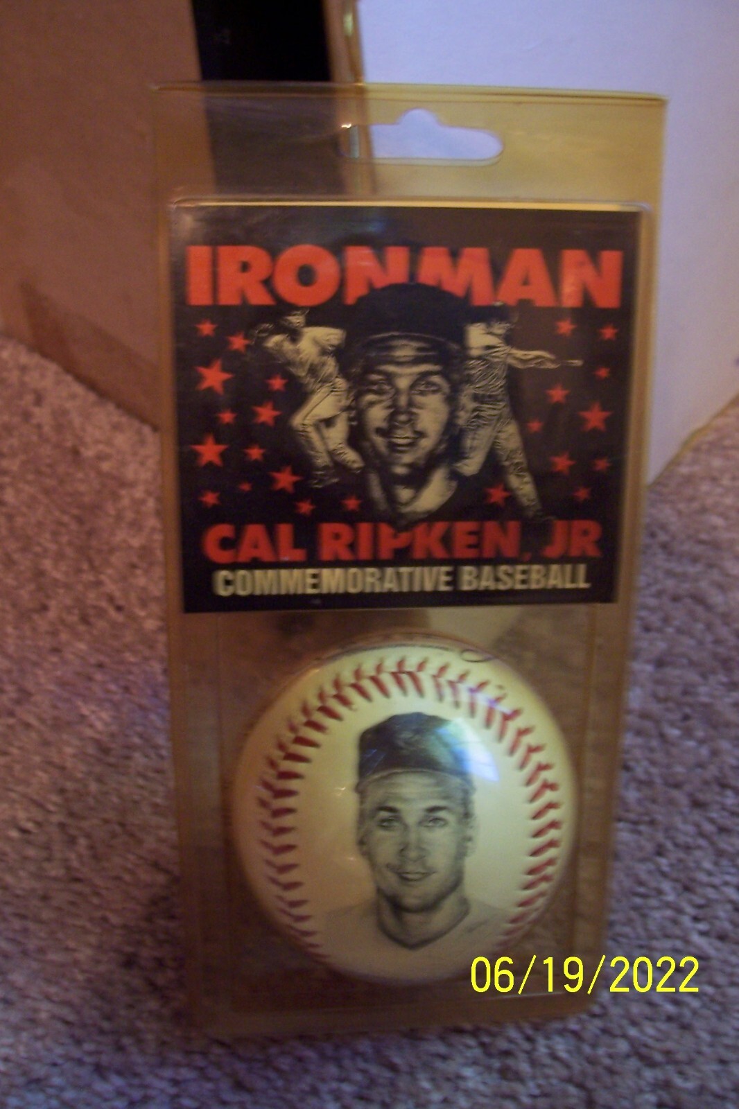 Cal Ripken Jr Ironman Commemorative Baseball with Facsimile Signature