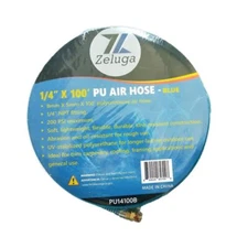 Zeluga PU14100B (PU) Polyurethane Non-Transparent Air Hose 1/4in. x 100ft, Ex...