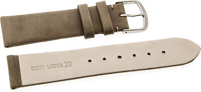 Glatt XS Uhrenarmband Leder Armband Tennesse  sandbraun 16mm 18 mm 20 mm