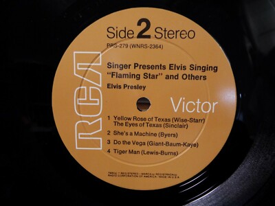 ELVIS PRESLEY FLAMING STAR SINGER PRESENTS LP VINYL ALBUM | eBay