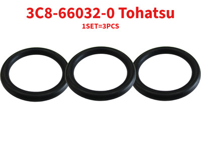 For Tohatsu Nissan 3C8-66032-0 O-Ring Motor Boat 30-60 HP 2T O-Ring x3 PCS