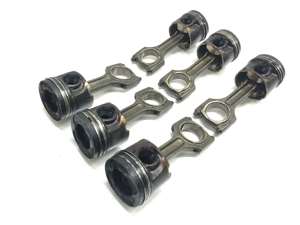 2009-2013 BMW X5 3.0 PISTÃO DIESEL COM BIELA X6 FABRICANTE DE EQUIPAMENTO ORIGINAL. - Imagem 2 de 4