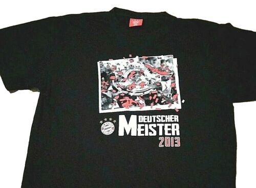 Bayern MUNCHEN 2013 Deutscher Meister T-Shirt Black. SIZE XXL - Afbeelding 1 van 12