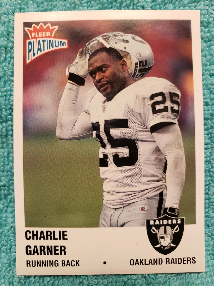 2003 FLEER PLATINUM CHARLIE GARNER #36 OAKLAND RAIDERS - Image 2 of 4