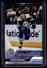 2023-24 Upper Deck Young Guns Hunter McKown Rookie #231 Columbus Blue Jackets