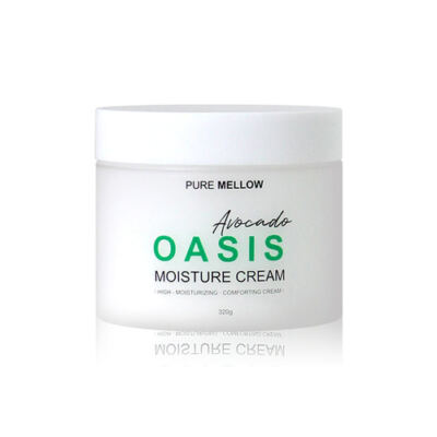 PURE MELLOW Oasis Moisture Cream 11.2OZ Hydration Smoothing Skin Care K beauty