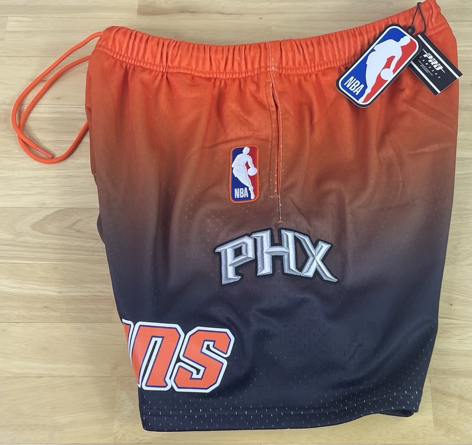 Pro стандарт NBA Phoenix солнца сшитый логотип баскетбольные шорты - Мужская XL - новый с Ярлыками - Изображение 4 из 4