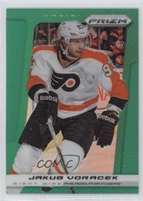 2013-14 Panini Prizm Green Prizm Jakub Voracek #80 t3w