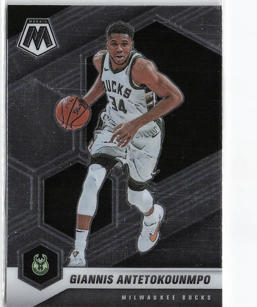 2020-21 Panini Mosaic #80 Giannis Antetokounmpo