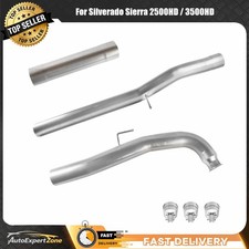 For 2011-2015 Silverado Sierra 2500 3500hd Lml 6.6 Duramax Turbo Exhaust 4 Pipe