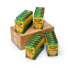 Crayola Crayons Bulk,Classroom Supplies Teachers,24 Crayon Pk,24 Assorted Colors