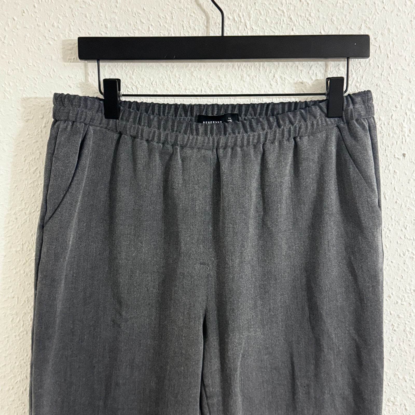 Reserved Dark Grey Tapered Trousers - Size EUR 40 / UK 12 image 7