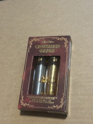 Lime Crime Crushed Gems 2PC Wet Cherry Lip Gloss Set 24k Cherry & Diamond Cherry