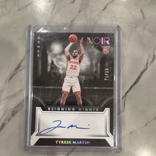 2022-23 Panini Noir Tyrese Martin Rookie Auto Reigning Nights #RNS-TYM /99 Hawks