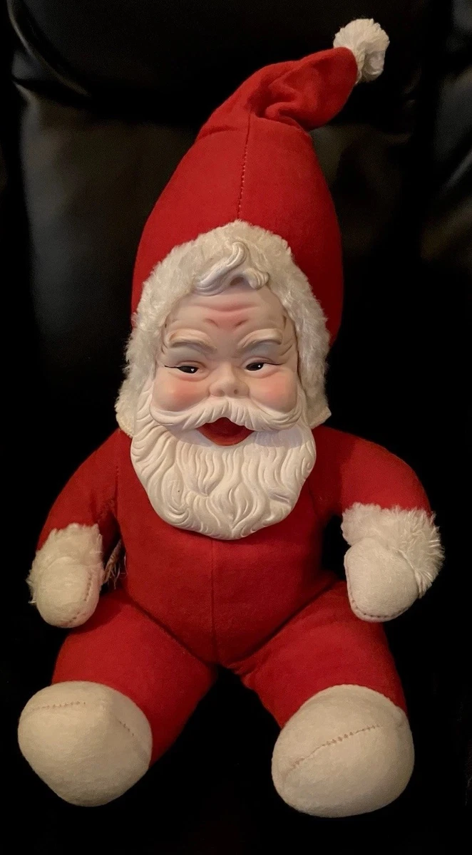 Rubber Face Plush In Santa Figures (1946-1990) for sale | eBay