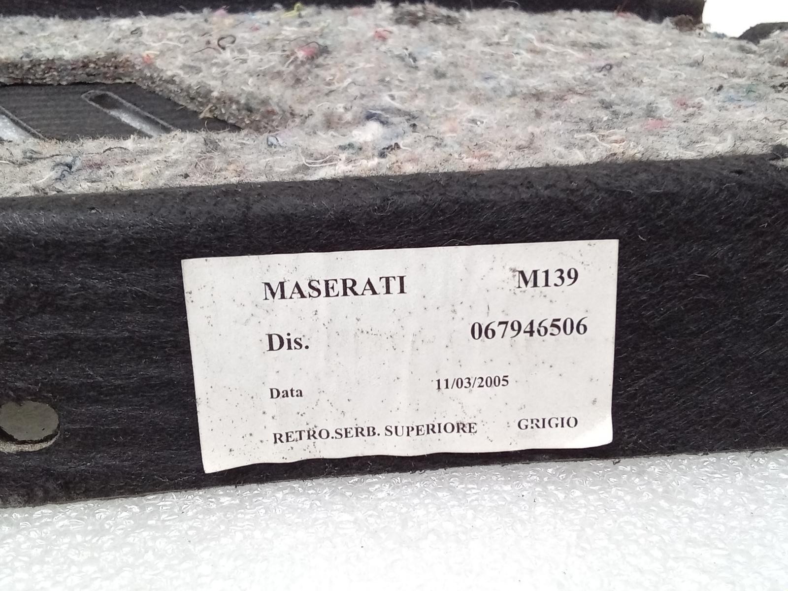 Maserati Quattroporte 2005-2008 Rear Upper Cover panel