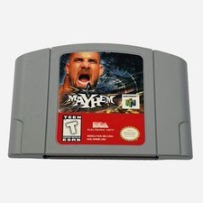 WCW Mayhem N64 Nintendo Vintage Wrestling Game WWE WWF NWO Authentic Cartridge