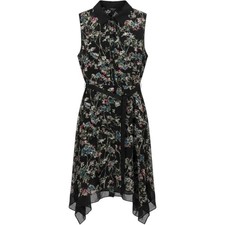 Simply Vera Wang Floral Handkerchief Hem Tiered Evening Wedding Whimsigoth L