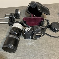 Nikon Nikkormat FT4 SLR Film Camera Kit w/ 72mm L39 F 300mm Nippon Kogaku