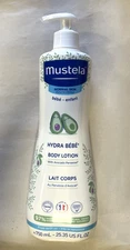 BRAND NEW Mustela Baby Normal Skin Body Lotion With Avocado 750 ml EXPIRE 2028