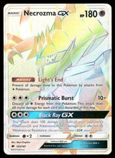 Pokemon Cards Necrozma GX 153/147 Burning Shadows Rainbow Rare LP *3 on eBay