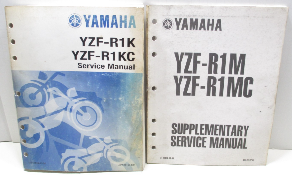 1999 99 Yamaha YZF R1 OEM Service Supplementary Service Manual LIT