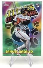 2026 Topps Series 1 Titans of the Game #TOG-10 Samuel Basallo GREEN /99 RC