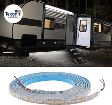 RV Underglow Led Light Kit, 12V 16.4FT RV Awning LED Light Strip, Waterproof Ext